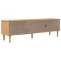 Mueble de TV SENJA aspecto ratán madera pino marrón 158x40x49cm de , Muebles TV - Ref: Foro24-358043, Precio: 120,64 €, Descu...