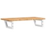 Estante de lavabo de pared de acero y madera maciza de roble de , Tocadores de baño - Ref: Foro24-3302338, Precio: 82,58 €, D...