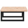 Estante de lavabo de pared de acero y madera maciza de roble de , Tocadores de baño - Ref: Foro24-3302333, Precio: 70,99 €, D...