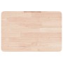 Estante de lavabo de pared de acero y madera maciza de roble de , Tocadores de baño - Ref: Foro24-3302333, Precio: 70,99 €, D...