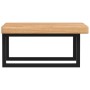 Estante de lavabo de pared de acero y madera maciza de roble de , Tocadores de baño - Ref: Foro24-3302409, Precio: 105,28 €, ...