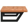 Estante de lavabo de pared de acero y madera maciza de haya de , Tocadores de baño - Ref: Foro24-3302367, Precio: 73,58 €, De...
