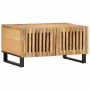 Mesa de centro de madera maciza de mango rugosa 80x51x40 cm de , Mesas de centro - Ref: Foro24-377461, Precio: 110,29 €, Desc...