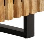 Mesa de centro de madera maciza de mango rugosa 80x51x40 cm de , Mesas de centro - Ref: Foro24-377461, Precio: 110,29 €, Desc...