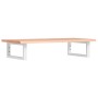 Estante de lavabo de pared de acero y madera maciza de roble de , Tocadores de baño - Ref: Foro24-3302564, Precio: 87,30 €, D...