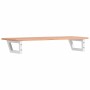Estante de lavabo de pared de acero y madera maciza de roble de , Tocadores de baño - Ref: Foro24-3302570, Precio: 92,78 €, D...