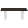 Estante de lavabo de pared de acero y madera maciza de roble de , Tocadores de baño - Ref: Foro24-3302572, Precio: 61,20 €, D...