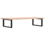 Estante de lavabo de pared de acero y madera maciza de roble de , Tocadores de baño - Ref: Foro24-3302601, Precio: 103,79 €, ...