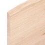 Estante de lavabo de pared de acero y madera maciza de roble de , Tocadores de baño - Ref: Foro24-3302601, Precio: 103,79 €, ...
