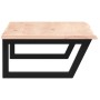 Estante de lavabo de pared de acero y madera maciza de roble de , Tocadores de baño - Ref: Foro24-3302603, Precio: 102,77 €, ...