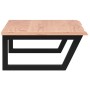 Estante de lavabo de pared de acero y madera maciza de roble de , Tocadores de baño - Ref: Foro24-3302615, Precio: 123,66 €, ...