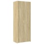 Aparador alto madera de ingeniería roble Sonoma 70x42,5x185 cm de , Aparadores - Ref: Foro24-3281422, Precio: 216,18 €, Descu...