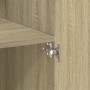 Aparador alto madera de ingeniería roble Sonoma 70x42,5x185 cm de , Aparadores - Ref: Foro24-3281422, Precio: 216,18 €, Descu...