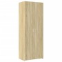 Aparador alto madera de ingeniería roble Sonoma 70x42,5x185 cm de , Aparadores - Ref: Foro24-3281429, Precio: 202,12 €, Descu...