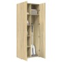 Aparador alto madera de ingeniería roble Sonoma 70x42,5x185 cm de , Aparadores - Ref: Foro24-3281429, Precio: 202,12 €, Descu...