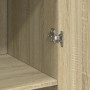 Aparador alto madera de ingeniería roble Sonoma 70x42,5x185 cm de , Aparadores - Ref: Foro24-3281429, Precio: 202,12 €, Descu...