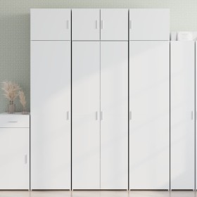 Aparador alto madera de ingeniería blanco 70x42,5x185 cm de , Aparadores - Ref: Foro24-3281420, Precio: 205,13 €, Descuento: %