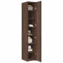 Aparador de madera de ingeniería marrón roble 30x42,5x185 cm de , Aparadores - Ref: Foro24-3281398, Precio: 149,96 €, Descuen...