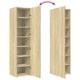 Aparador de madera de ingeniería roble Sonoma 45x42,5x185 cm de , Aparadores - Ref: Foro24-3281408, Precio: 162,67 €, Descuen...