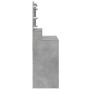 Tocador con luces LED gris hormigón 80x41x134,5 cm de , Tocadores para dormitorios - Ref: Foro24-848188, Precio: 144,50 €, De...