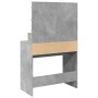 Tocador con luces LED gris hormigón 80x41x134,5 cm de , Tocadores para dormitorios - Ref: Foro24-848188, Precio: 144,50 €, De...