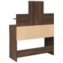 Tocador con LED marrón roble 100x40x130 cm de , Tocadores para dormitorios - Ref: Foro24-848205, Precio: 133,98 €, Descuento: %
