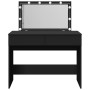 Tocador con luces LED negro 100x40x120 cm de , Tocadores para dormitorios - Ref: Foro24-848207, Precio: 160,39 €, Descuento: %