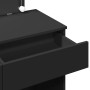 Tocador con luces LED negro 100x40x120 cm de , Tocadores para dormitorios - Ref: Foro24-848207, Precio: 160,39 €, Descuento: %