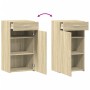 Aparador de madera de ingeniería roble Sonoma 50x42,5x93 cm de , Aparadores - Ref: Foro24-846294, Precio: 117,60 €, Descuento: %