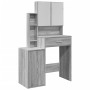Tocador con mueble gris Sonoma 80x35x132 cm de , Tocadores para dormitorios - Ref: Foro24-848239, Precio: 119,23 €, Descuento: %