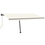 Toldo automático con LED y sensor de viento crema 450x300 cm de vidaXL, Toldos - Ref: Foro24-3069772, Precio: 672,70 €, Descu...