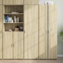 Aparador de madera de ingeniería roble Sonoma 50x42,5x185 cm de , Aparadores - Ref: Foro24-3281415, Precio: 177,05 €, Descuen...
