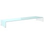 Mueble TV/Elevador de monitor cristal verde 120x30x13 cm de , Muebles TV - Ref: Foro24-244149, Precio: 122,84 €, Descuento: %