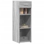 Aparador de madera de ingeniería gris Sonoma 30x42,5x93 cm de , Aparadores - Ref: Foro24-846311, Precio: 51,43 €, Descuento: %