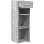 Aparador de madera de ingeniería gris Sonoma 30x42,5x93 cm de , Aparadores - Ref: Foro24-846311, Precio: 51,43 €, Descuento: %