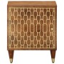 Mesita de noche de madera maciza de mango 40x33x46 cm de , Mesitas de noche - Ref: Foro24-358280, Precio: 66,82 €, Descuento: %