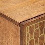 Mesita de noche de madera maciza de mango 40x33x46 cm de , Mesitas de noche - Ref: Foro24-358280, Precio: 66,82 €, Descuento: %