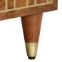 Mesita de noche de madera maciza de mango 40x33x46 cm de , Mesitas de noche - Ref: Foro24-358280, Precio: 66,82 €, Descuento: %