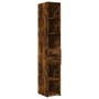 Aparador de madera de ingeniería roble ahumado 30x42,5x185 cm de , Aparadores - Ref: Foro24-846240, Precio: 90,70 €, Descuent...