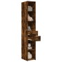 Aparador de madera de ingeniería roble ahumado 30x42,5x185 cm de , Aparadores - Ref: Foro24-846240, Precio: 90,70 €, Descuent...