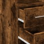 Aparador de madera de ingeniería roble ahumado 30x42,5x185 cm de , Aparadores - Ref: Foro24-846240, Precio: 90,70 €, Descuent...