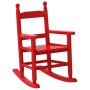 Mecedora para niños madera maciza de álamo roja de , Mecedoras - Ref: Foro24-4008882, Precio: 42,69 €, Descuento: %