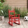 Mecedora para niños madera maciza de álamo roja de , Mecedoras - Ref: Foro24-4008882, Precio: 42,69 €, Descuento: %