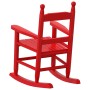 Mecedora para niños madera maciza de álamo roja de , Mecedoras - Ref: Foro24-4008882, Precio: 42,69 €, Descuento: %