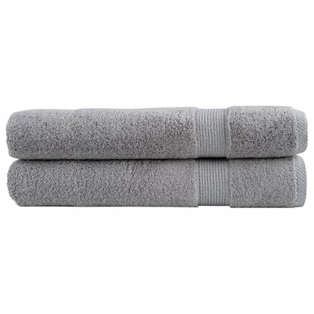Toallas premium SOLUND 2 unidades gris 100x200 cm 600 gsm de , Toallas - Ref: Foro24-137317, Precio: 60,81 €, Descuento: %