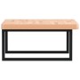 Estante de lavabo de pared de acero y madera maciza de haya de , Tocadores de baño - Ref: Foro24-3302505, Precio: 105,97 €, D...