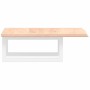 Estante de lavabo de pared de acero y madera maciza de roble de , Tocadores de baño - Ref: Foro24-3302532, Precio: 62,18 €, D...