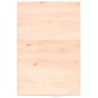 Estante de lavabo de pared de acero y madera maciza de roble de , Tocadores de baño - Ref: Foro24-3302539, Precio: 66,57 €, D...