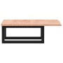 Estante de lavabo de pared de acero y madera maciza de roble de , Tocadores de baño - Ref: Foro24-3302553, Precio: 76,76 €, D...
