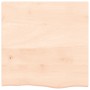 Estante de lavabo de pared de acero y madera maciza de roble de , Tocadores de baño - Ref: Foro24-3302629, Precio: 85,55 €, D...